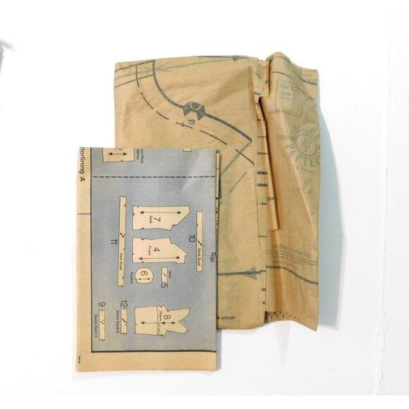 Vogue Designer Original Valentino Sewing Pattern 1357 Size 8 2-Piece Dress Uncut - Picture 3 of 6